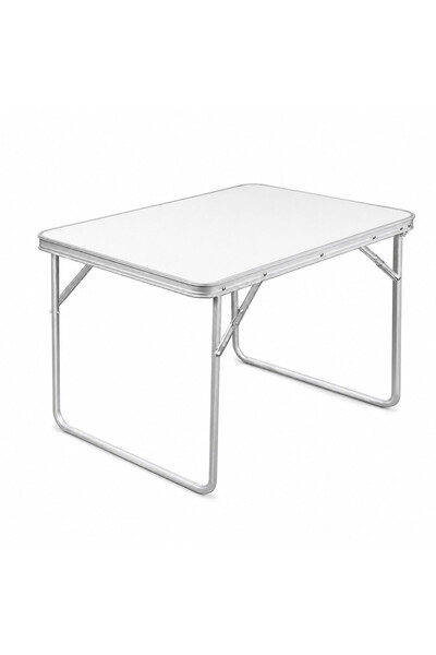 PROCART Masă pliabilă de camping, 80x60x70 cm, blat laminat, cadru din alumin...