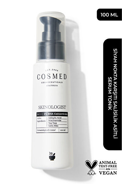 COSMED Siyah Nokta Karşıtı Salisilik Asitli Serum Tonik/Skinologist BHA %2 CO...