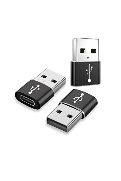 Choice3 Black 3pcs 3pcs/5pcs USB-A TO USB-C Converter Adapter Adaptor TYPE C ...