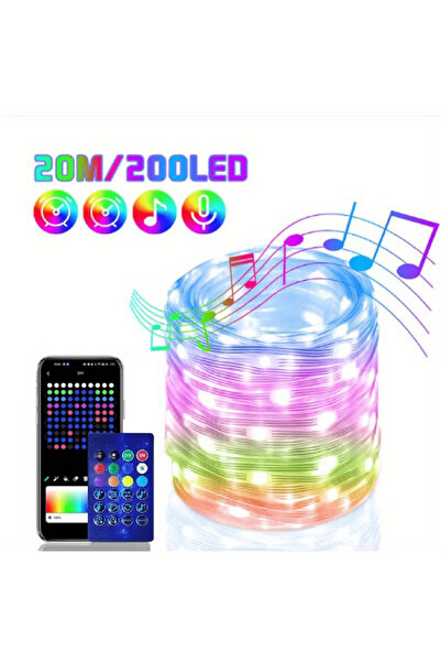 choice2 20m LED String Light Smart IC LED String Light WS2812 Bluetooth Fairy...