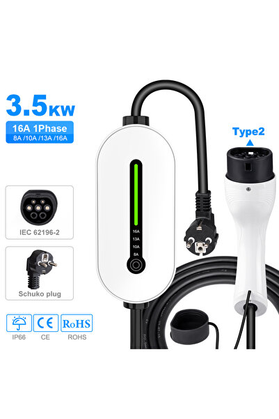 Choice شاحن محمول من النوع 2 IPENGEN EV موصل قابس من النوع 2 /GBT 16 أمبير 1 ...