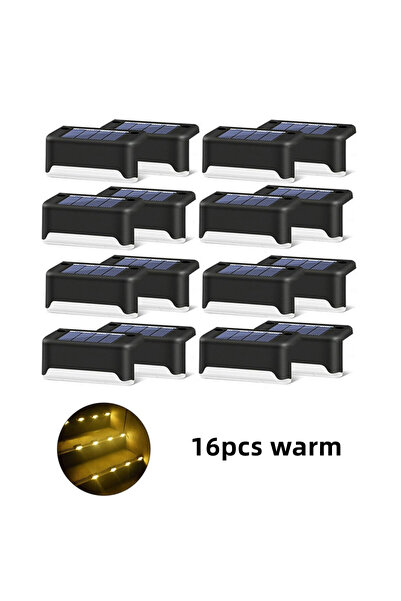 Choice 16PCS Black Warm 4/8/12/16pcs Solar LED Lights Outdoor Garden Light De...
