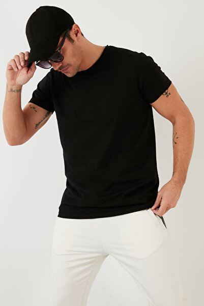 Buratti Cotton Crew Neck Basic t Shirt Men's t Shirt 59020001