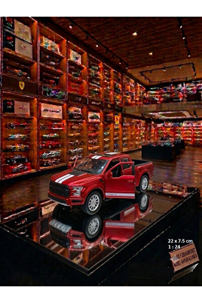 OYUNCAKSAHİLİ F350 Kamyonet Ford Tarzı 22x7.5 cm Metal 1.24 Koleksiyon Model ...