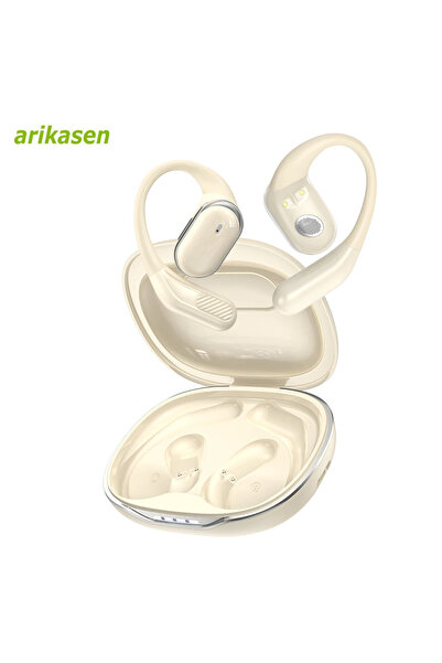Choice WHITE Bluetooth 5.4 Headphones Wireless Open Ear Earbuds 60 Hrs Playti...