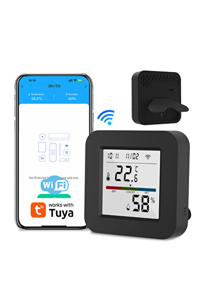 Choice جهاز تحكم عن بعد ذكي عالمي من Tuya مزود بخاصية WIFI IRTP مع مستشعر درج...