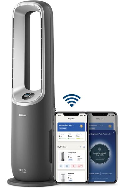 Philips 3'ü 1 Arada Hava Temizleyici 70 m² Isıtıcı Fan HEPA Koku Polen Toz Gi...
