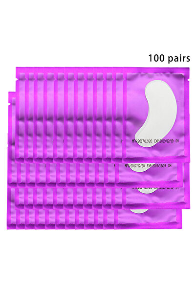 Choice12 A-100pairs--أرجواني 50/100 قطعة بالجملة لاصقات جل هيدروجيل للعين لتط...