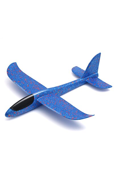Choice Blue Hand Launch 35cm Flying Throw Airplane Outdoor Sports Toys for Ch...