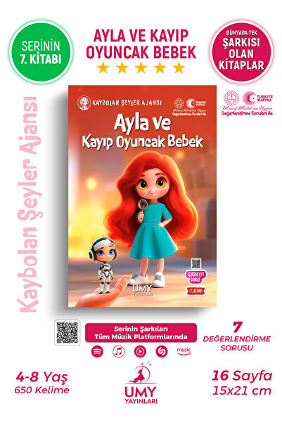 UMY Yayınları Ayla ve Kayıp Oyuncak Bebek - Okul Öncesi ve 1. Sınıf İsme Özel...