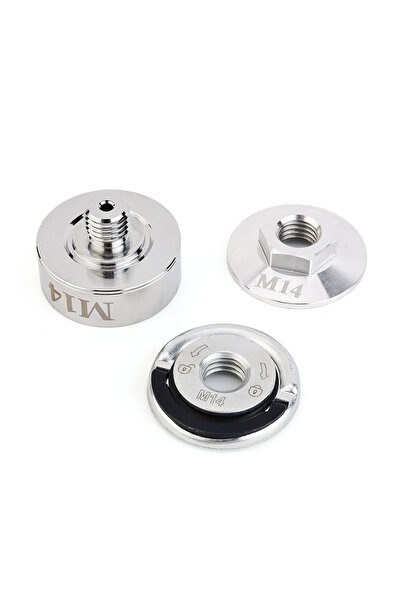 Choice3 Silver-Mix-M14 Casaverde 45mm M14 Release Lock Nut, Quick Locking Fla...