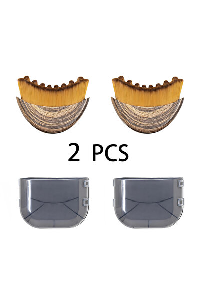 Choice 2 PCS 2 PCS Lymphatic Contour Face Brush with Storage Box Features a N...