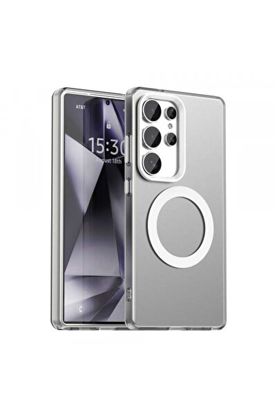 Samsung Husa MagSafe pentru Galaxy S25 Ultra S938, Techsuit, CandyCase, Alba