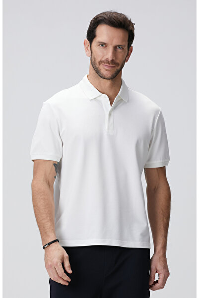 Network N-Tech Beyaz Polo Yaka T-Shirt