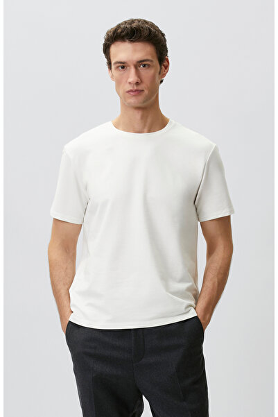 Network N-Tech Kırık Beyaz Basic T-shirt