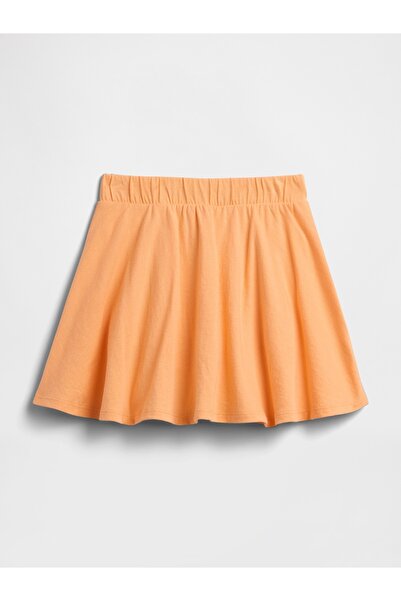GAP Kız Bebek Turuncu Pull-On Jersey Şort Etek
