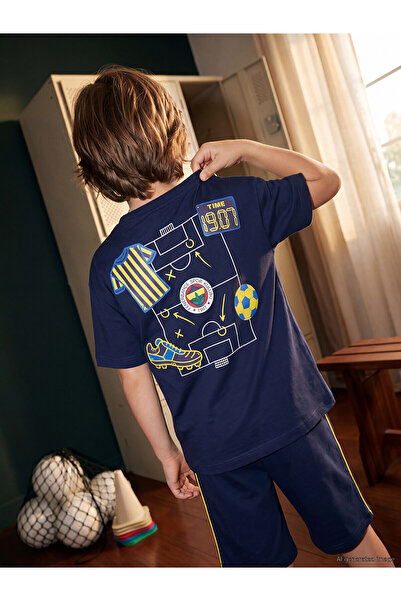 LC Waikiki Original Fenerbahçe Printed Boys' T-Shirt