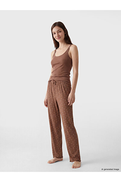LC Waikiki Ozmarka New Season Heart Patterned Women's Pajama Bottoms