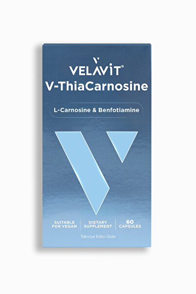 Velavit V-ThiaCarnosine L-Karnosin, Benfotiamin, Magnezyum ve B1 vitamini içe...