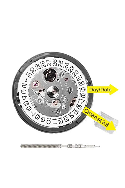 Choice White at 3.8 Japan Original NH35 NH35A Automatic Mechanical Movement C...