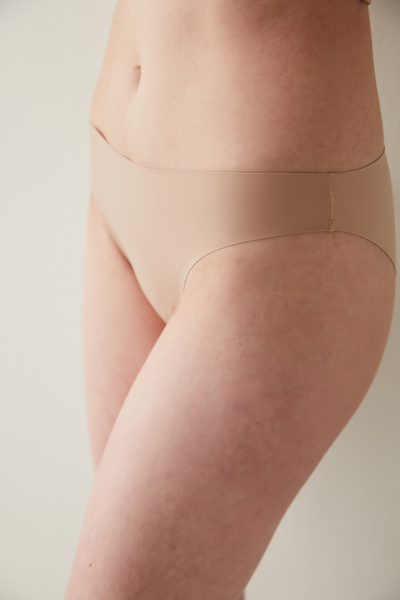 Penti Traceless Beige My Size One Size Brazilian Panties