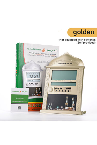 Choice Golden 1PC Muslim Prayer Alarm Clock Without Batteries Ramadan Gift Gi...
