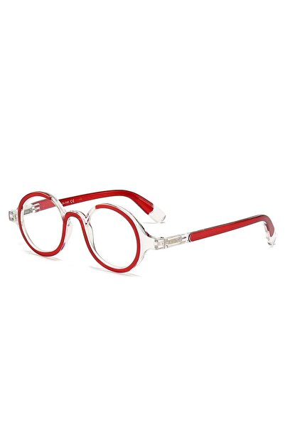 Choice9 +250 Red Personalized Round Mirror, Bang Leg Reading Glasses, Men And...