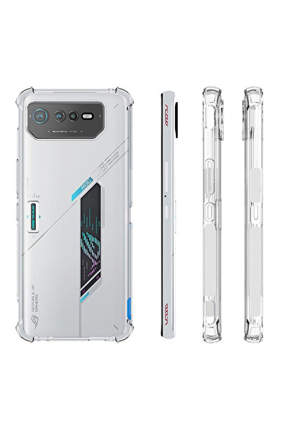 Choice جراب شفاف مزود بوسادة هوائية لهاتف Asus ROG Phone 6 6D AI2203 مع وسادة...