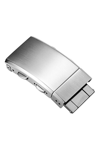 choice2 Silver-20mm 18/20/22mm Watch Buckle Solid 316L Stainless Steel Brushe...