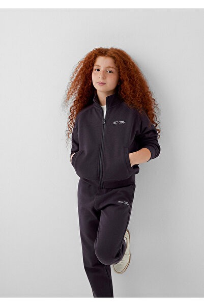 Mavi Jeans Baskılı Fermuarlı Antrasit Sweatshirt 7S10192-70087