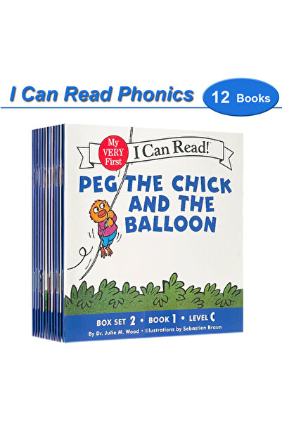 Choice9 Blue Pig I Can Read Phonics 12 Books/Set My Very First Picture Books ...
