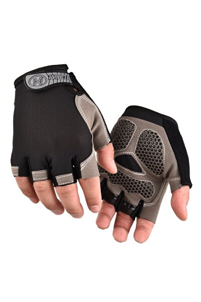 Choice S upgrade black Weightlifti Gym Gloves Fitness Training Fingerless Men...