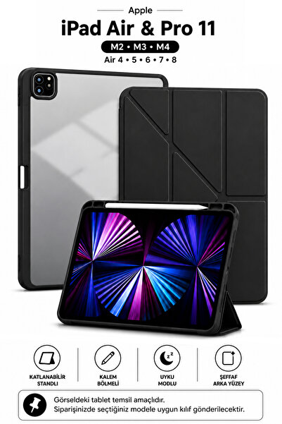 CONOCER iPad Air 11 M2/M3/M4 - Air 4/5/6/7/8 Nesil ve iPad Pro 11 (2018-2022)...