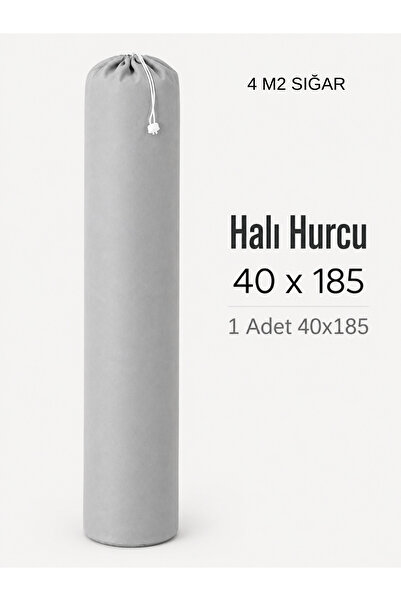 BEYLİNİ 40x185 Halı Hurcu 4m2 Sığar Lastikli Nefes Alabilir Kokmaz Tela Lasti...
