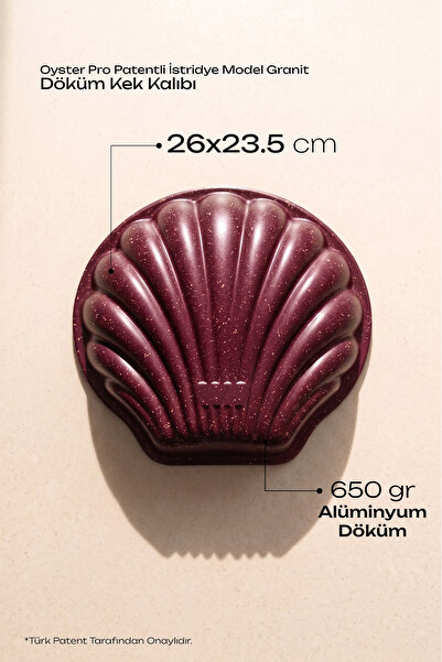 Perotti Oyster Pro Cherry Oyster Special Design Cast Cake Mold