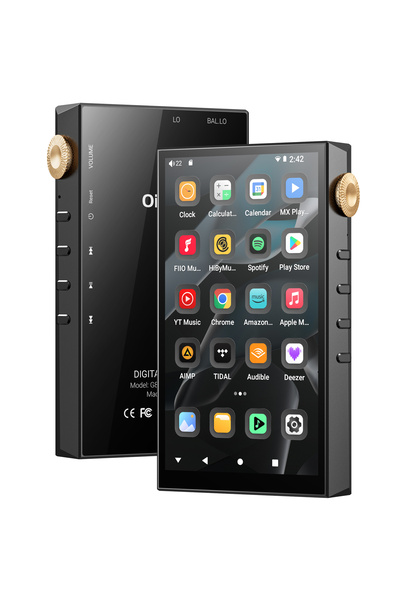 Choice مشغل صوت عالي الدقة HiFi أسود اللون بسعة 32 جيجابايت/160 جيجابايت، يدع...