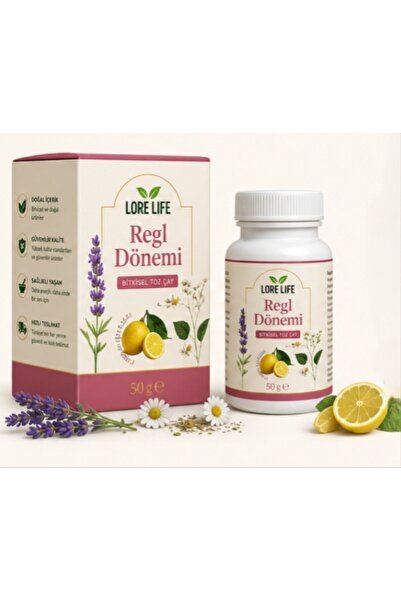 LORE LIFE REGL DÖNEMİ İCİN 50 GR BİTKİSEL TOZ KARIŞIM.