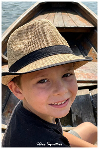 PIECE SIGNATURE Michael Jackson Model, Lined, Children's Hat (7-10 Years)