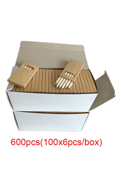 Choice 600pcs100boxes 60/300/600/1200pcs (6pcs/box) Mini Colored Pencil Kawai...