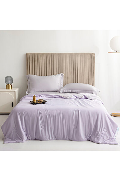 Choice 200x230cm purple Air Condition Comforter for Summer Pure Color Ice Sil...