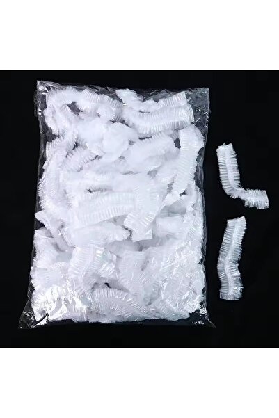 Choice11 White 100PCS 50/100/200pc Disposable Shower Cap Covers Bathroom Acce...
