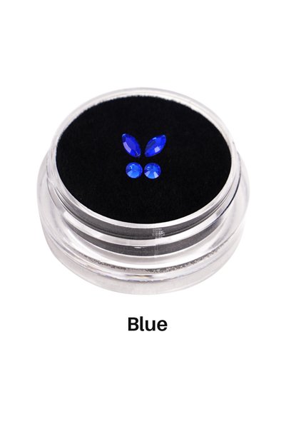 Choice1 Blue 1box 4Pcs/Box Dental Crystal Fashion Teeth Gems Beauty Diamond T...