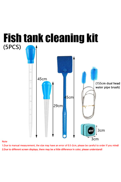 Choice4 5PCS Lengthen Pipettes Cleaner Simple Cleaning Tool for Aquarium Wate...
