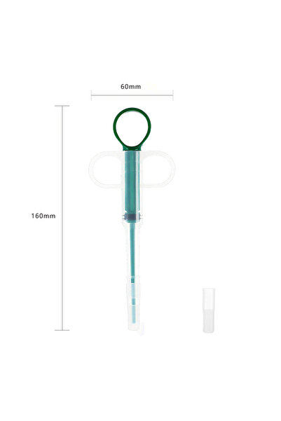 Choice1 green 1PC Pet Medication Dispenser, Pressing Feeding Stick for Cats a...