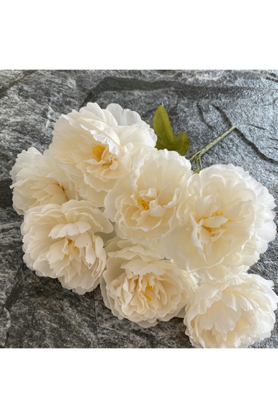 Choice6 1PC 5 Artificial Flowers Peony Rose Vintage7-Head Silk Flowers for We...