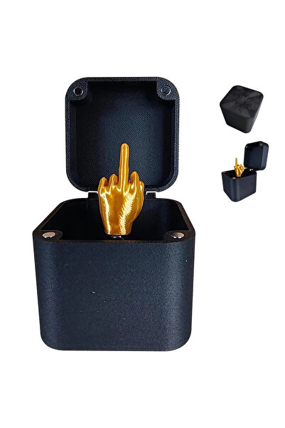 Choice 1Pc Christmas Interesting Prank Gift Middle Finger In Box Christmas Bo...
