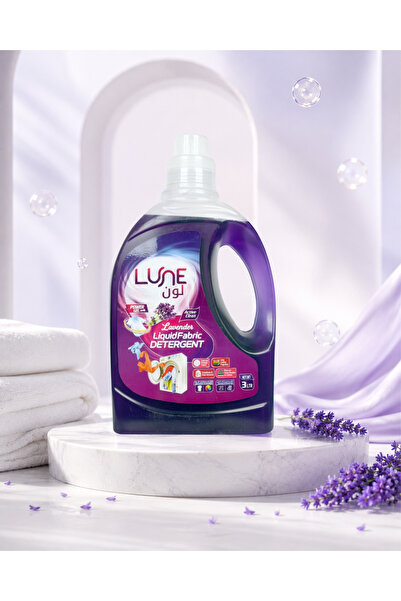 lune Lavender Liquid Fabric Detergent 3L | Power Gel Laundry Detergent