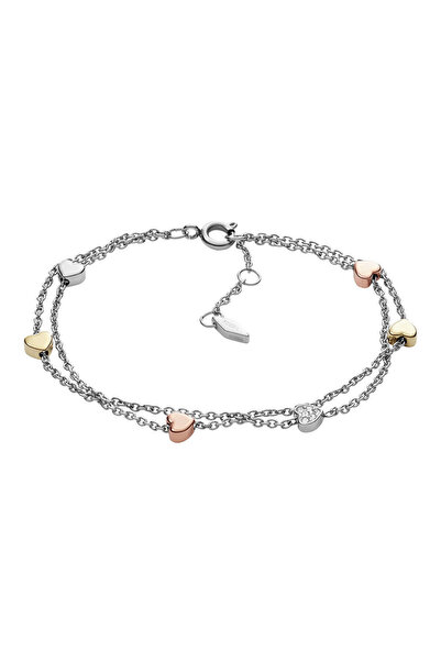 Fossil Jewel Jf02854-998 Heart Women's Bracelet