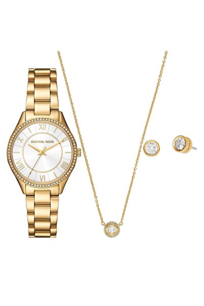 Michael Kors MK4849SET Kadın Kol Saati Kolye ve Küpe Seti