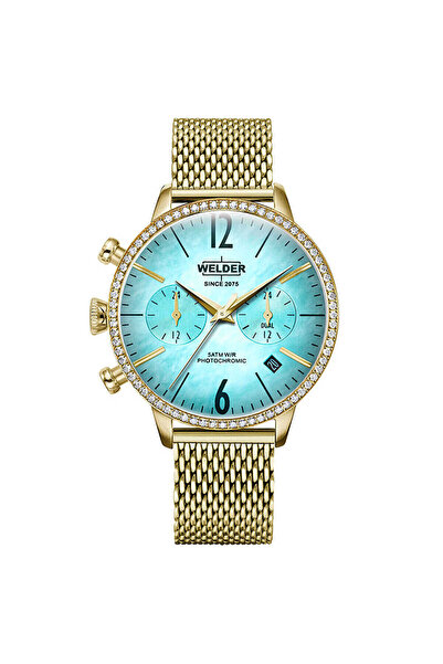 Welder WWRD100G 38 mm Pırlantalı Kadın Kol Saati